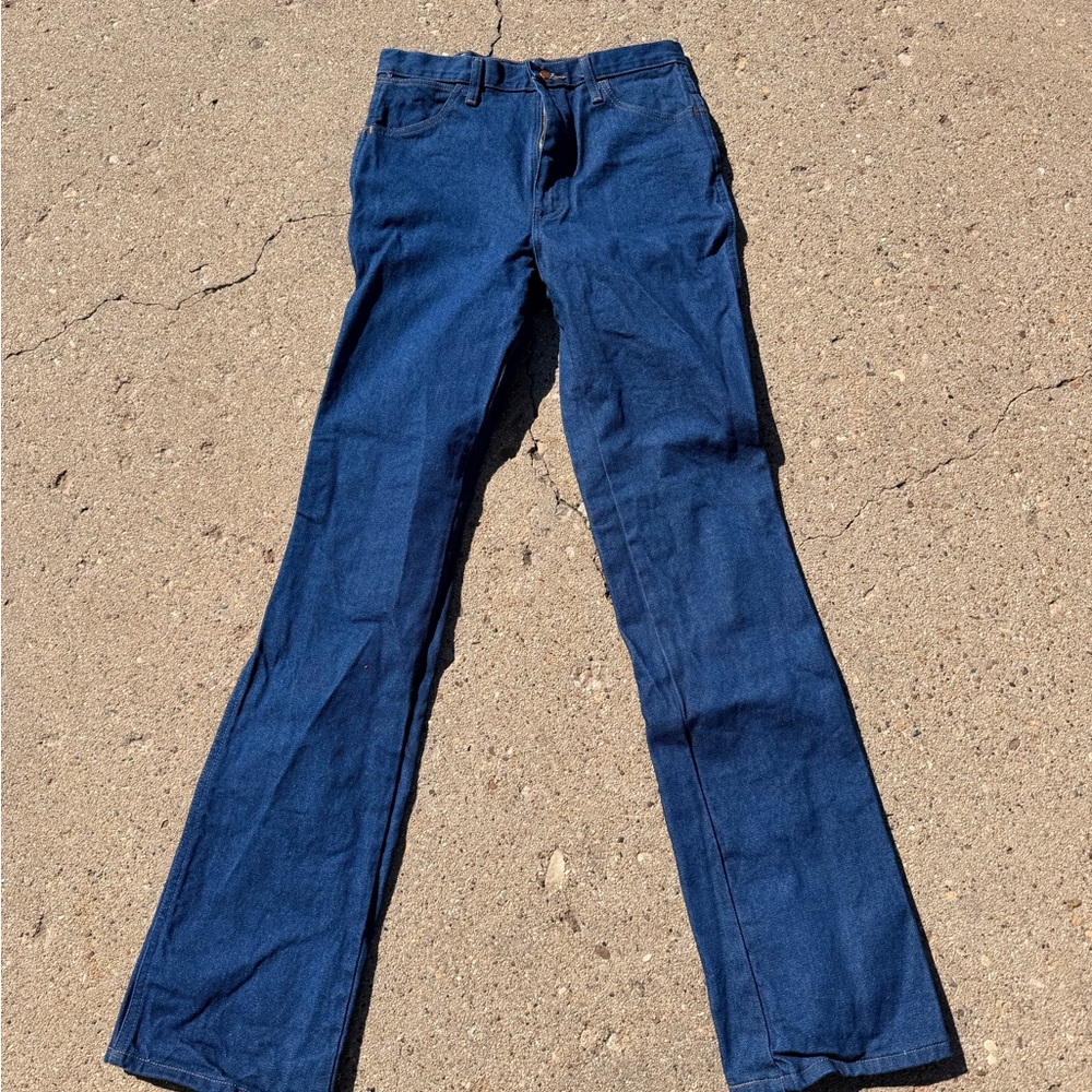Wrangler Dark Blue Flare Women's Jeans